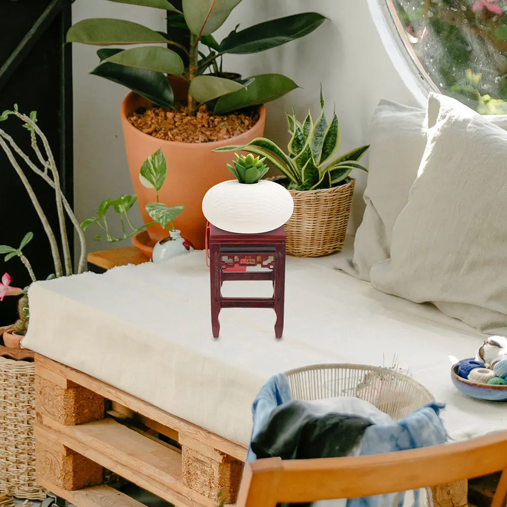 

Chicken Wing Wood Stand Rustic Wooden Display Pedestal For Bonsai Flower Pot Home Office Decor Flower Stands Wood Display