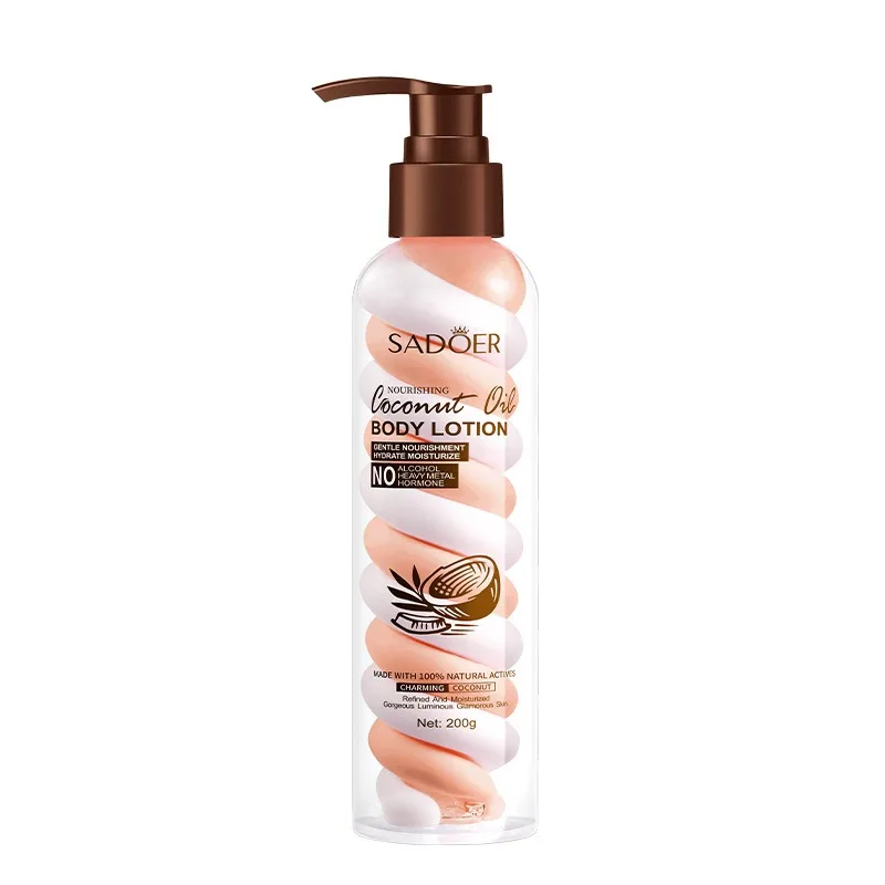 

Nourishing Coconut Oil Marshmallow Body Lotion Autumn Winter Moisturizer Deep Hydration Soothes Dry Skin Enhances Softness