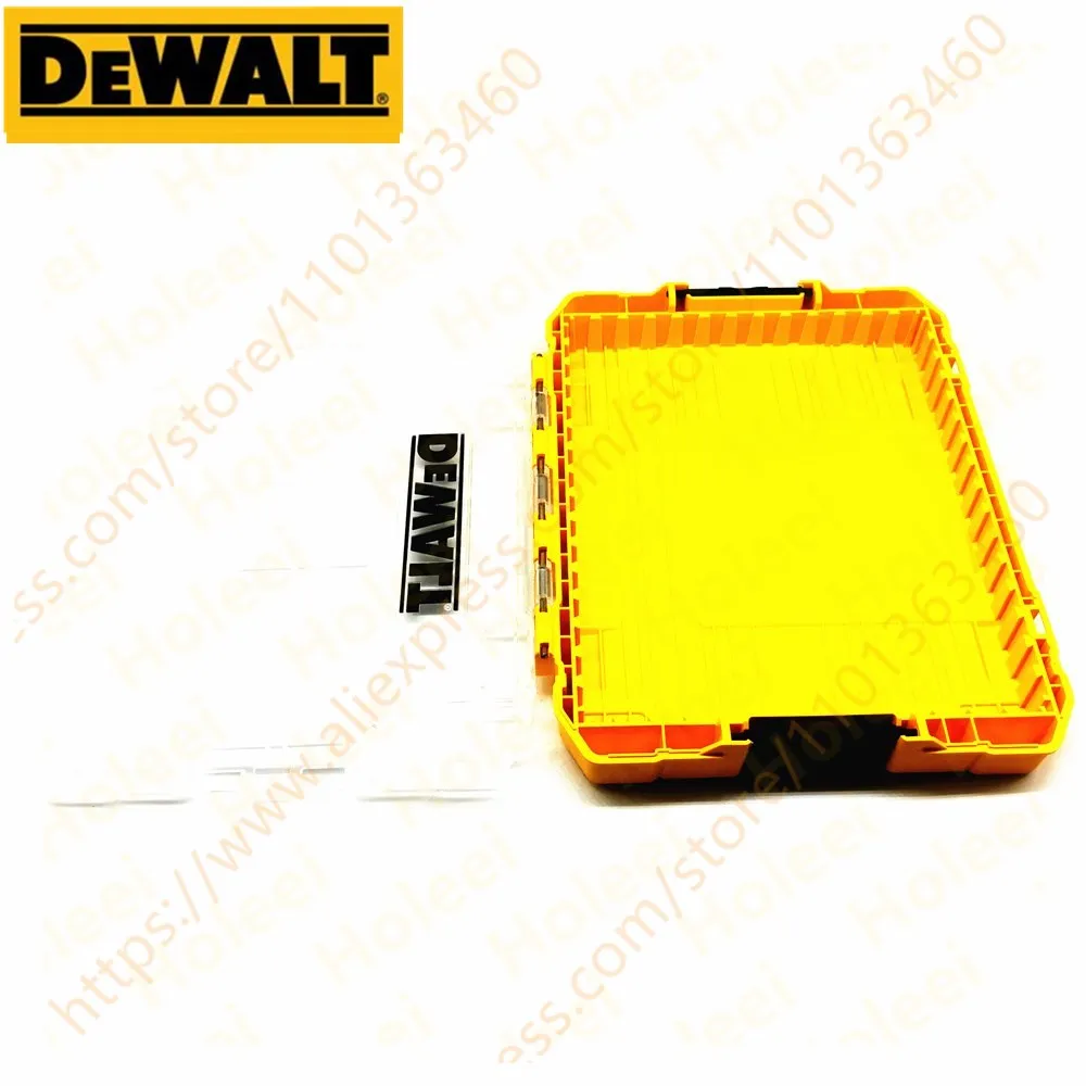 DeWalt-オリジナルのツールボックス,タフなケース,アクセサリー収納ツール,ドリルビットの組み合わせ,積み重ね可能