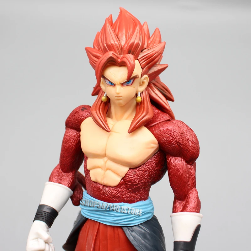 26cm Anime Dragon Ball Super Saiyan 4 Vegito Figurine Vegetto SSJ4 PVC Action Figure Collection Model Toys for Children Gifts