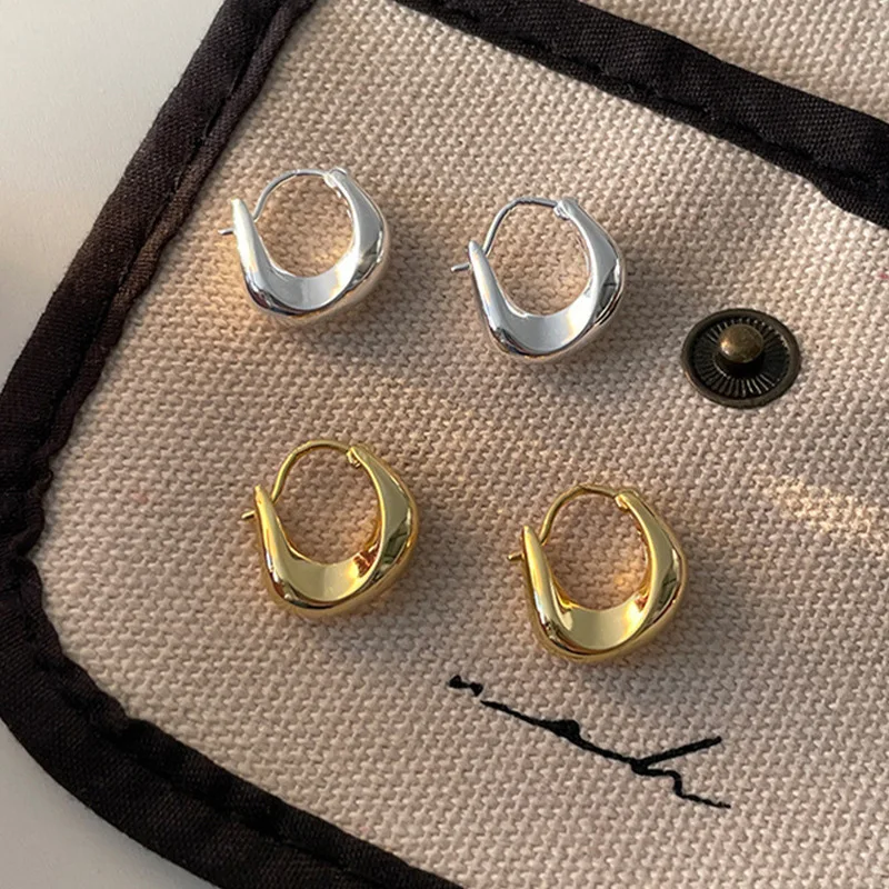 

Hot Selling Irregular Geometric Earrings for Women Gold & Silver Color Fashion Jewelry Gift