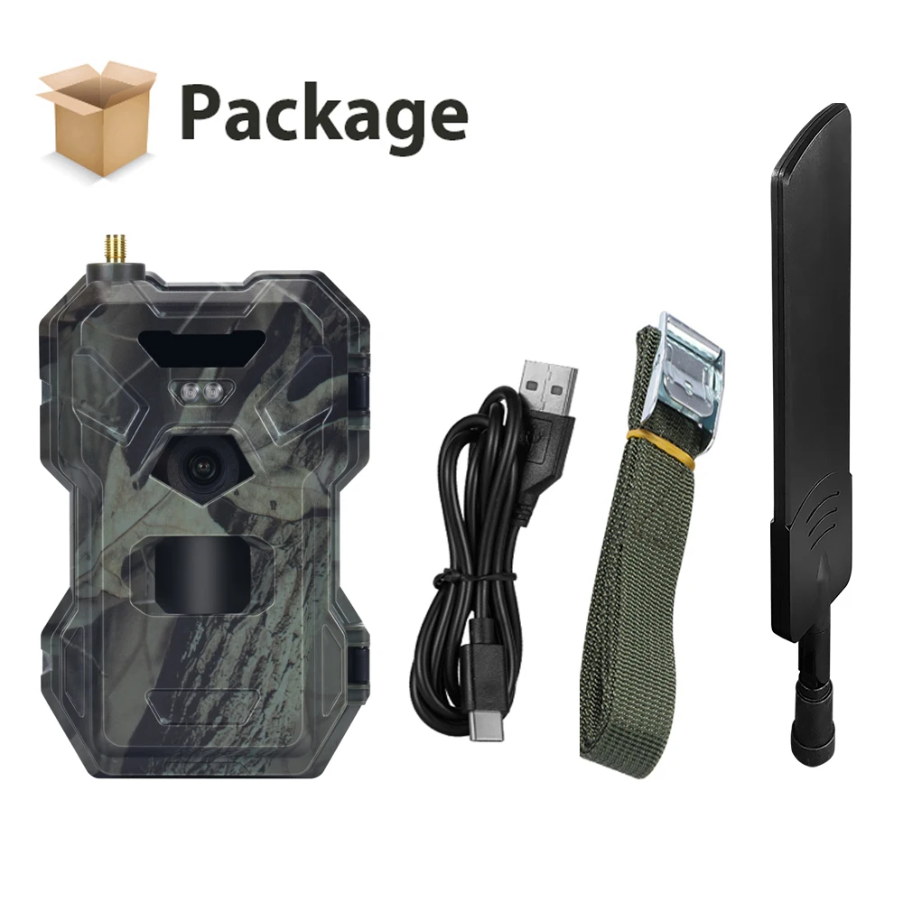 Suntekcam Cheapest 4G Hunting Trail Camera With Free Cloud Service Live Streaming 2K 30MP Waterproof Wild Camera HC-880Pro