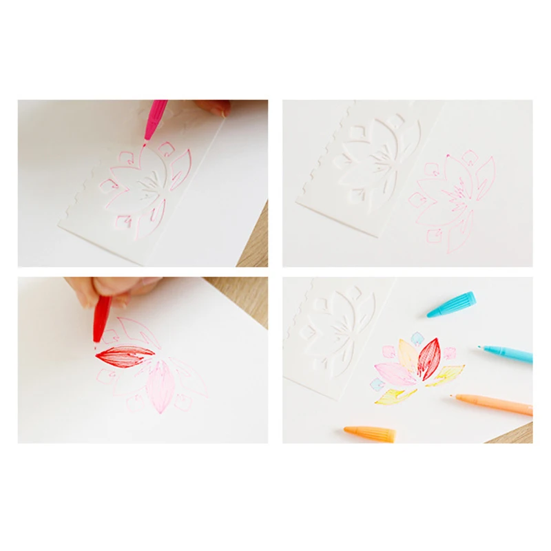 Animals Letters DIY Painting Stencil Wall Scrapbook Coloring Embossing Album Decorative Paper Card Template Hand Painted Stencil