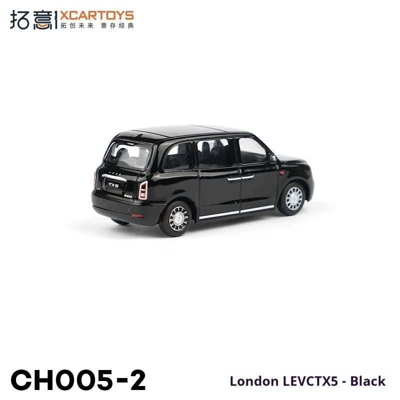 XCARTOYS Micro Alloy Car Model Toy 1/64 Geely British LEVC TX5 Black Railed Motor Car Non-Fernbedienung Vehicle Model