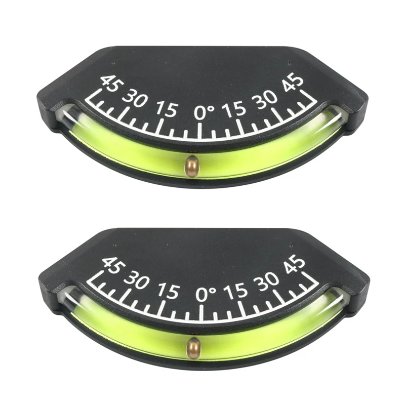 

Level Gauge For RV Truck Vehicle, Trailer Level Gauge, Inclinometer With High Definition, Inclinometer Gauge 2PCS-N25R
