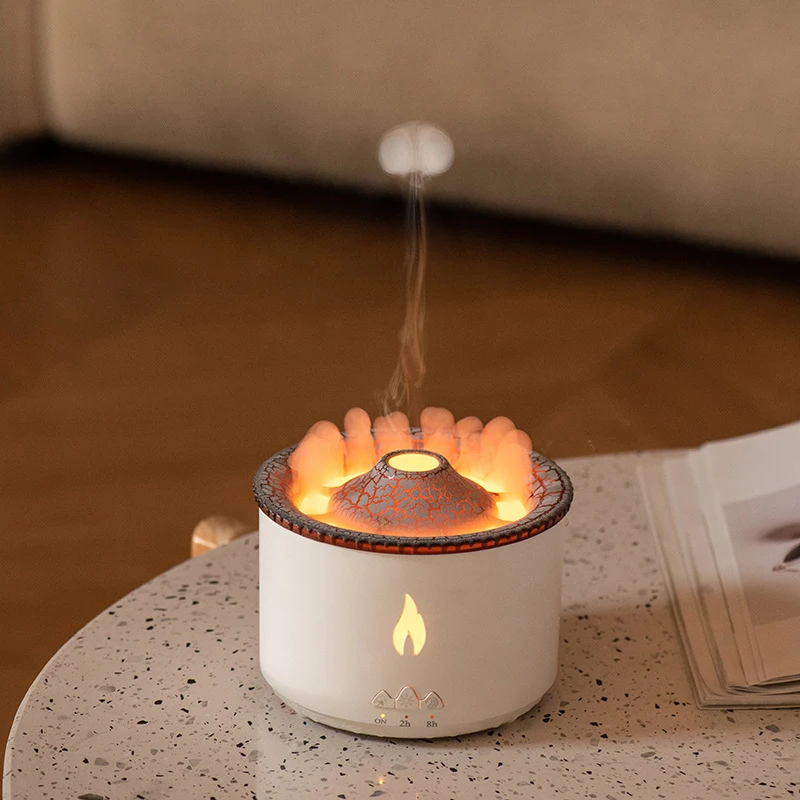 

New Jellyfish Flame Air Humidifier LED Essential Oil Aroma Diffuser Cool Mist Sprayer With Night Light EU/US/ For Home