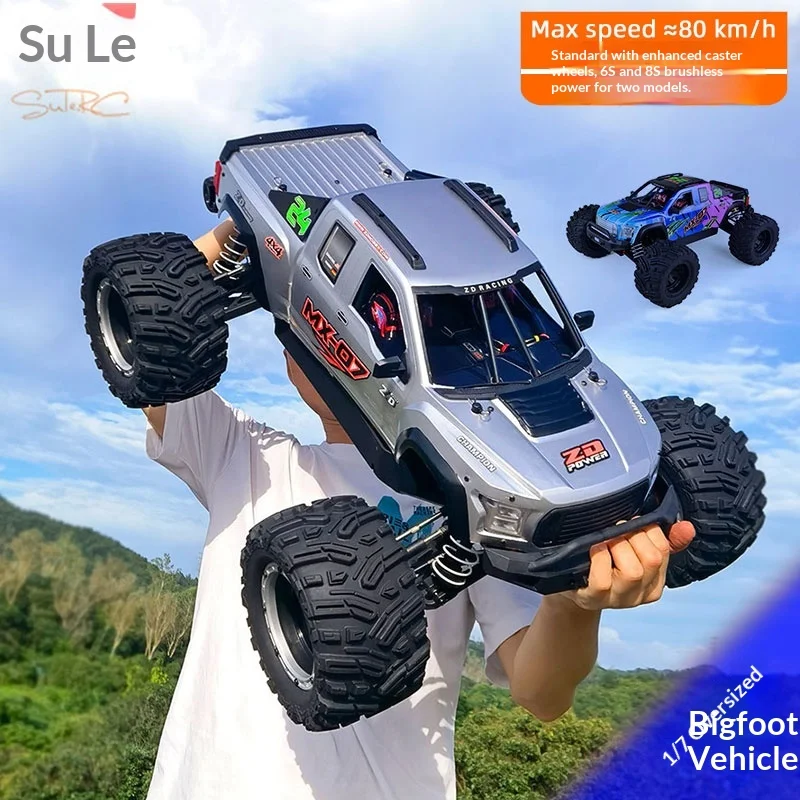 

RC Model Car ZD Racing MX-07 1/7 4WD Brushless Remote Control Electric Bigfoot Off road Vehicle