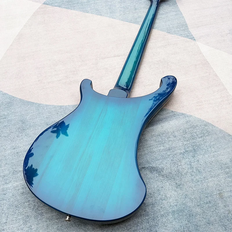 Local Warehouse, Guitar Clearance Sale, 4‑String Electric Bass, Blue Version, Basswood Body, Maple Neck, Right‑Handed Model, Band Performance, Holiday Gift, Free Shipping