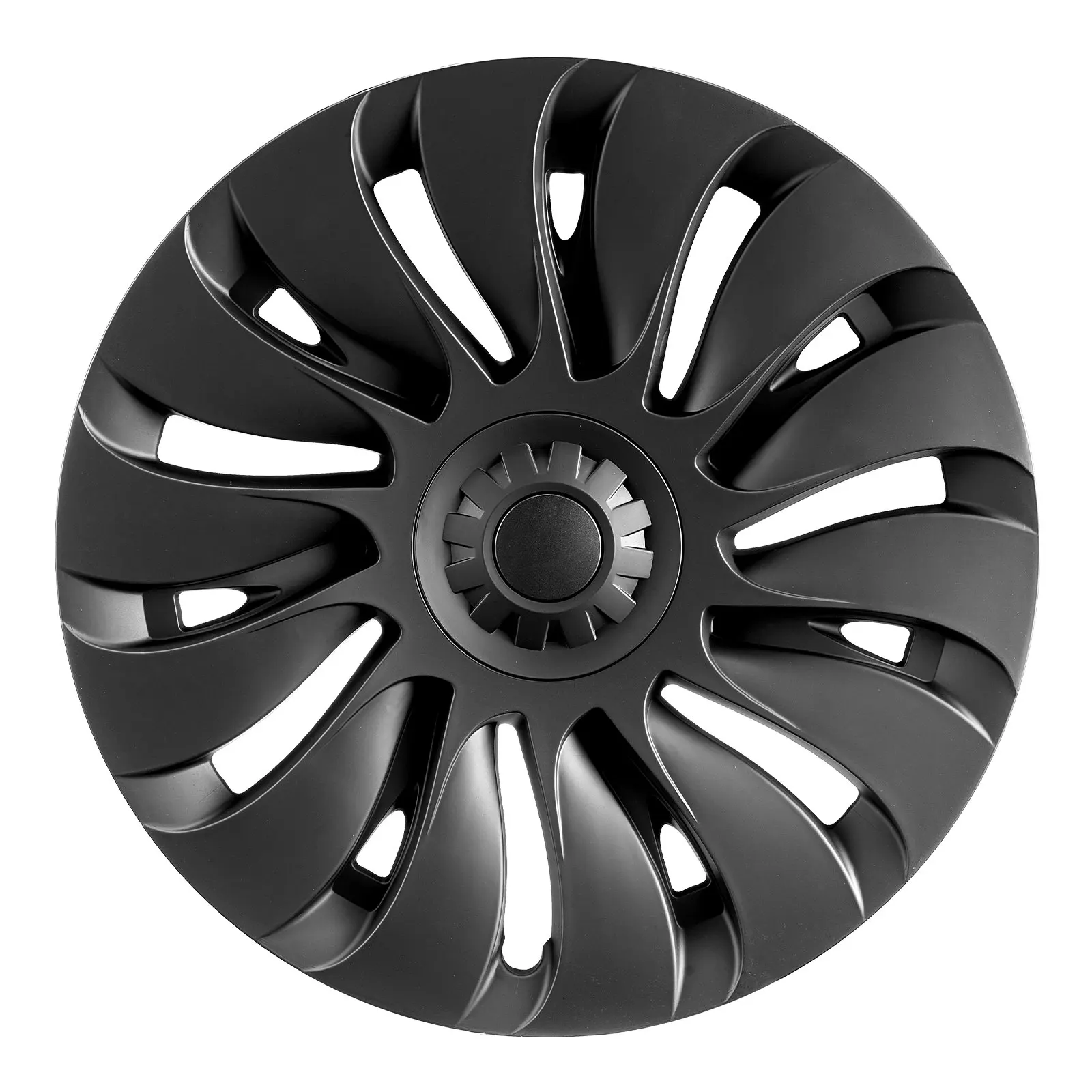

Wheel Rim Cover Hubcaps, 19 In, 2020-2024 Model Y Fully Fit Hubcap With Snap, Guard Tape & Valve Nozzle Hole, ABS & PC Hubcap