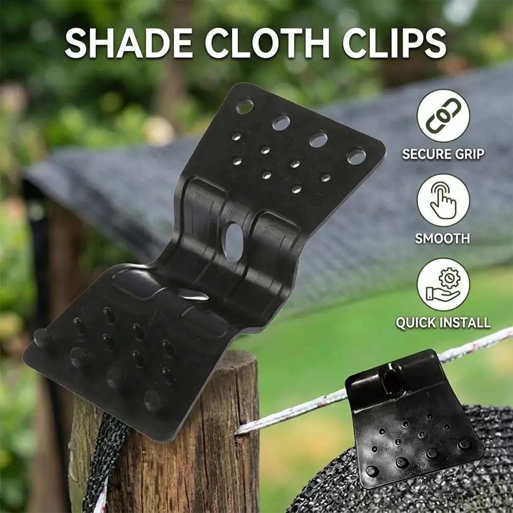 Sun Shade Net Clips Butterfly Type Greenhouse Film Clip Garden Agriculture Tools Anti-hail Net Hook Instant Grommet