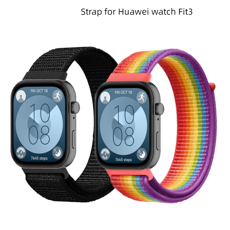 

Нейлоновый ремешок для часов Huawei Fit3, спортивный браслет для HUAWEI Watch Fit3, умные часы, браслет Correa, женский и мужской браслет