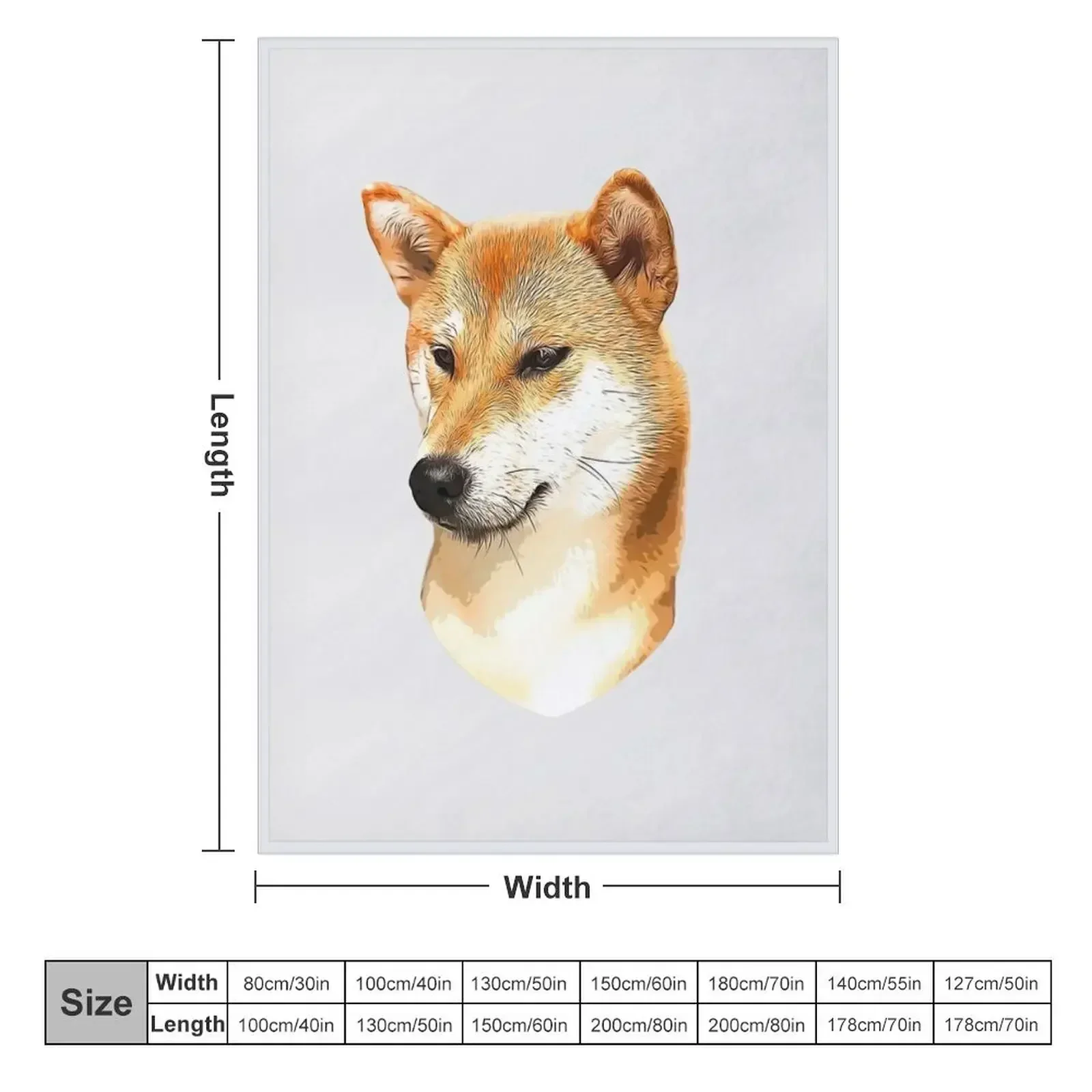 Shiba Inu Stunning Dog! Throw Blanket Blankets For Sofas Cute Blankets