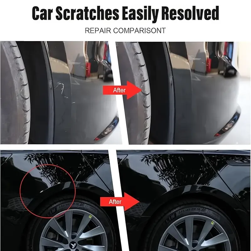 Black Car Touch Up Paint Pen Auto Body Wheel Scratch Repair Waterproof Permanent Paint Restoration Tool
