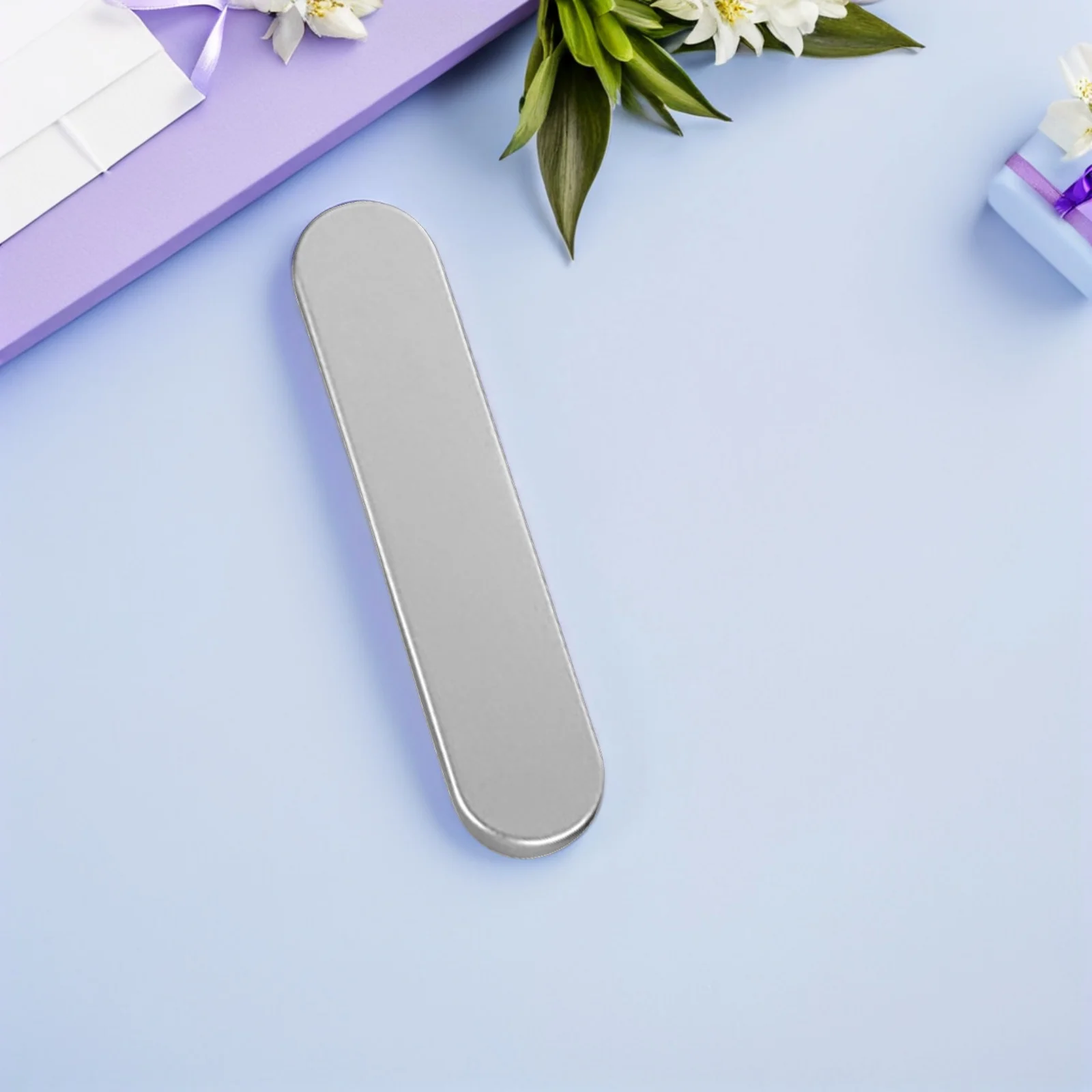 

4Pcs Pencil Boxes Metal Portable Large Capacity Pen Storage Cases Rectangular Hard Pencil Case Organizer for Students Kids