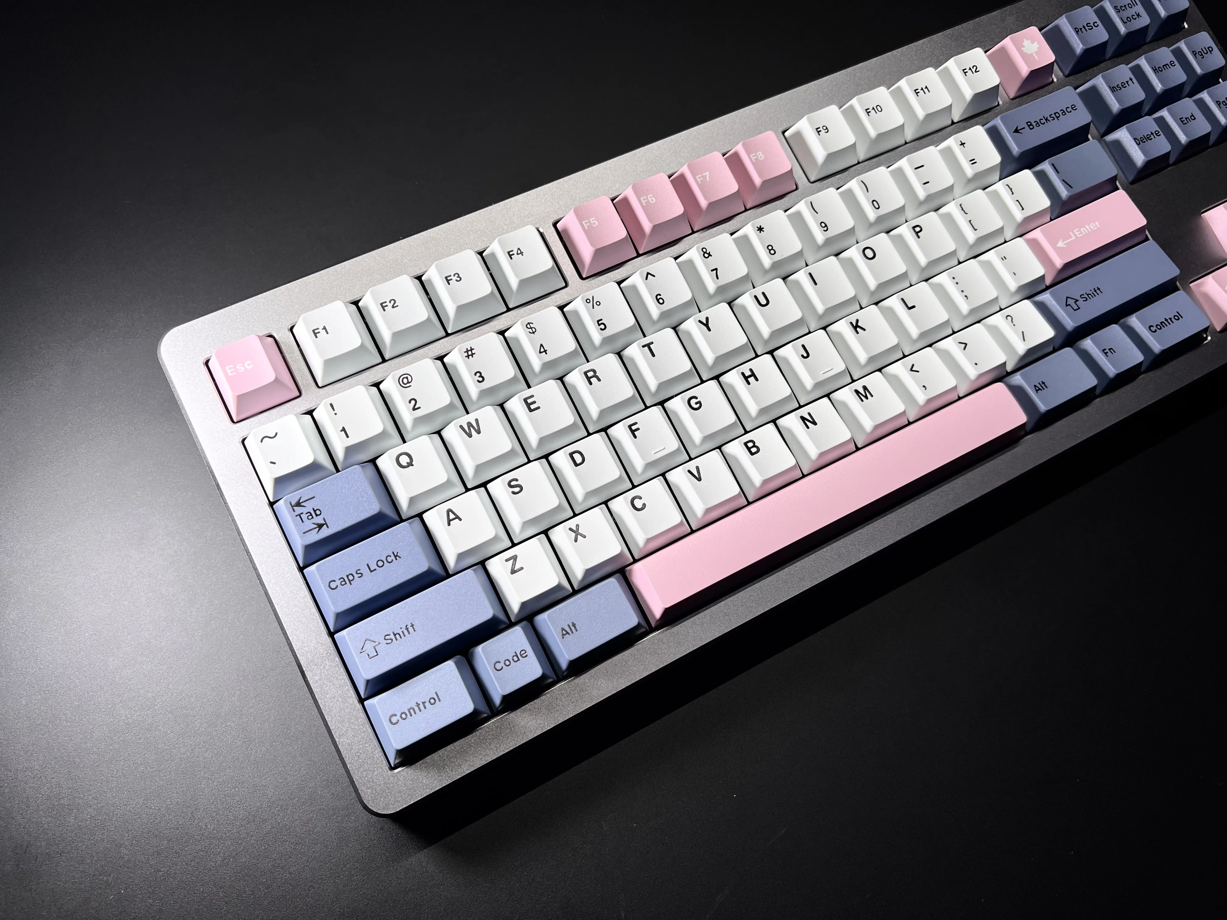 1 Set Daye Gmk Fuji Keycaps Abs Double Shot Keycap Cherry Profiel Key Caps Met Iso Voer 3U 7U Spatiebalk voor Hhkb Eu Layout1 Set