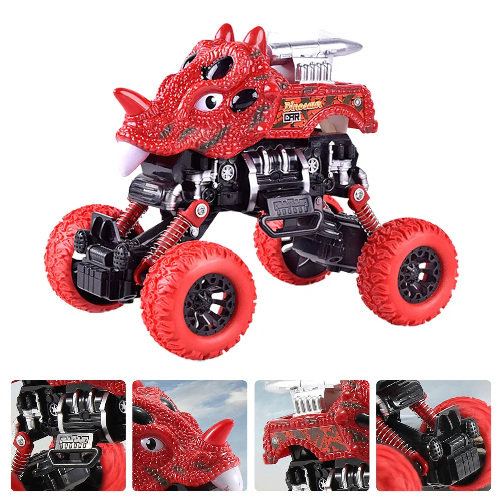 Coche de dinosaurio Push and Go, juguetes de juguete, vehículo extraíble de plástico accionado por fricción