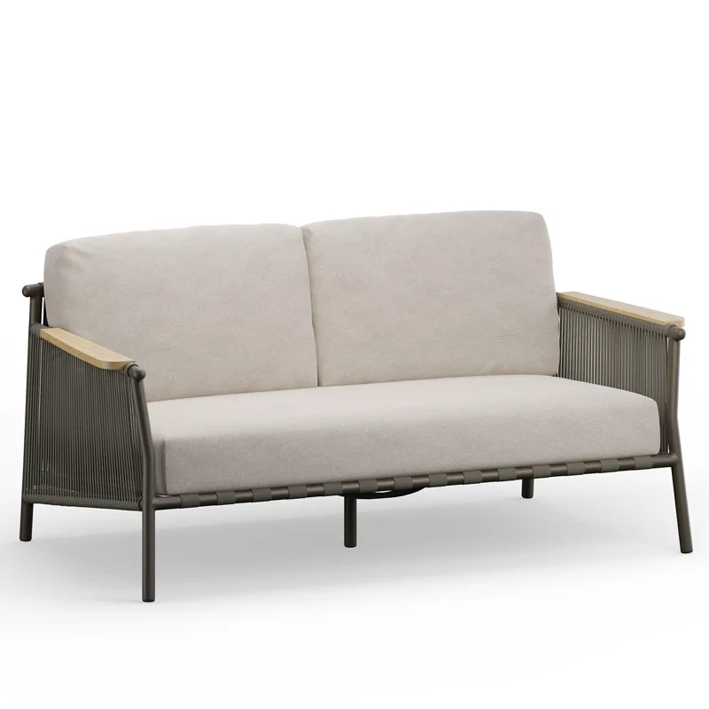 

Outdoor rattan sofa, large balcony, courtyard, outdoor rain and sun protection, sun room, coffee table