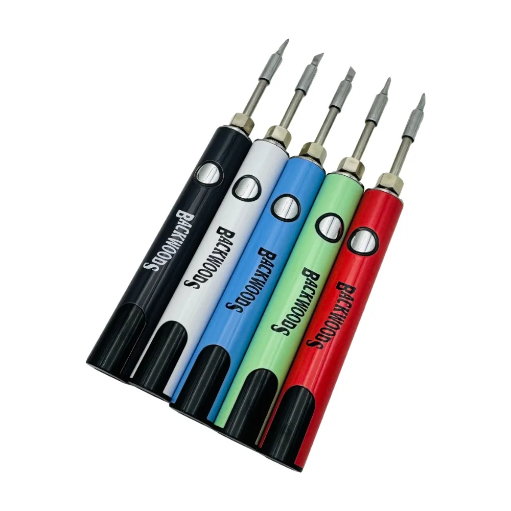 Electric Soldering Iron 510 Thread Welding Tools Heating Pen Backwoods Preheat VV 500mAh LCD Display Battery