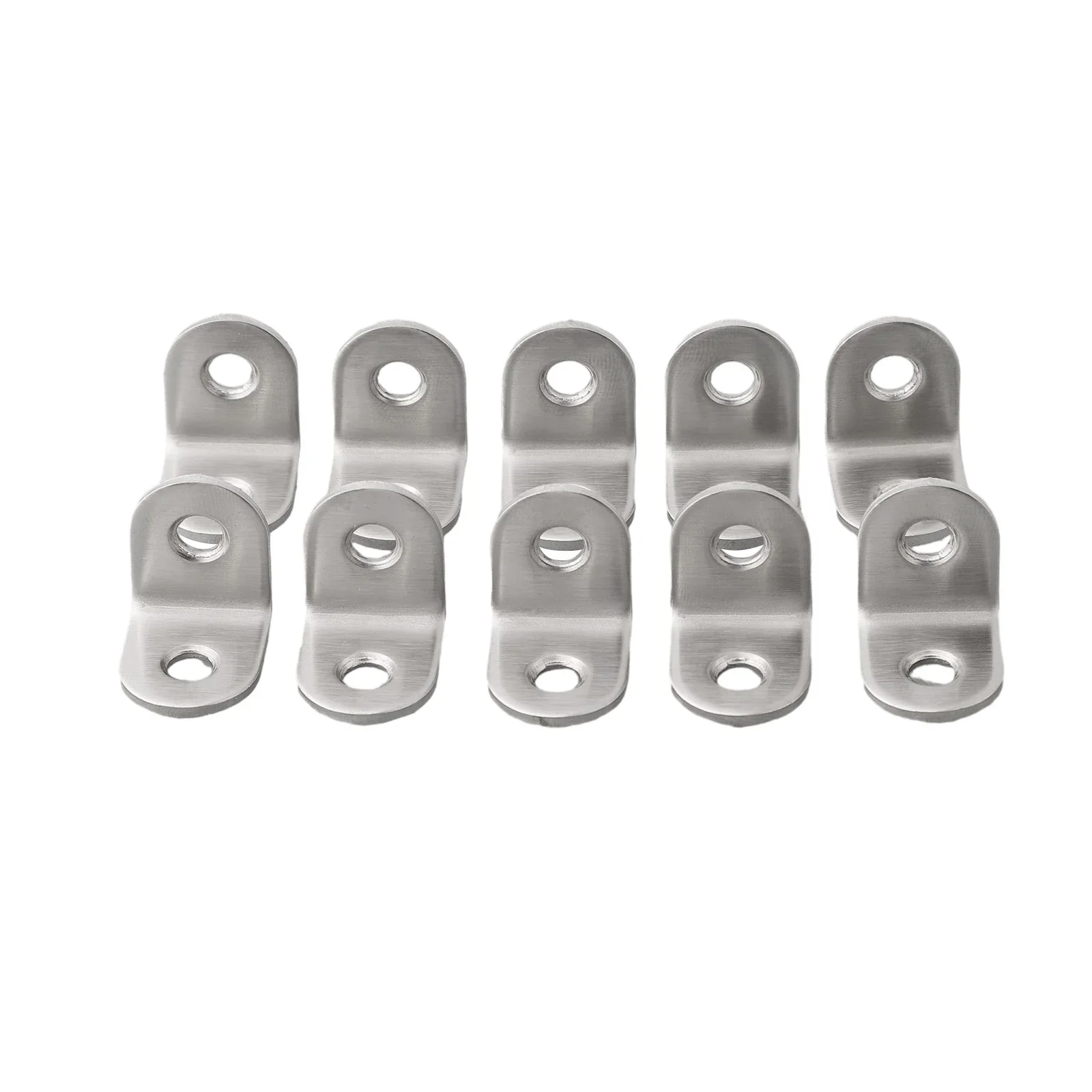 Aço inoxidável L Forma Canto Bracket, 90 Graus Bracket Ângulo Direito, Parede e Bedframe, Ferramentas de Gabinete, Móveis, 10PCs