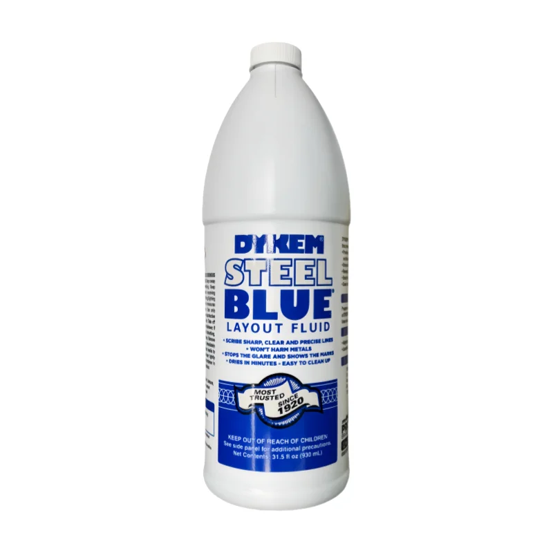 DYKEM STEEL BLUE 80600 Layout Fluid Blue Marking Fluid for Machinist Metal and Metalworking