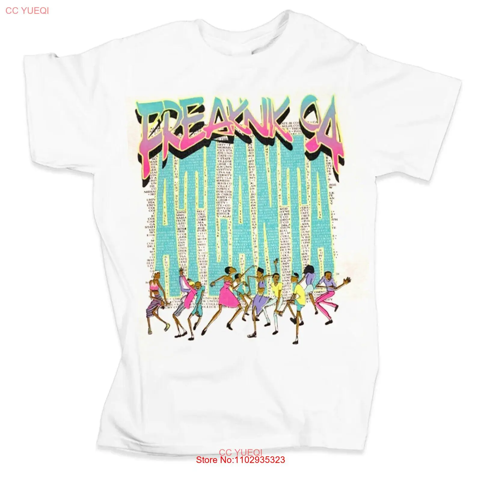 Новинка редкий Freaknik 94 концерт в стиле хип-хоп мужской фототройник 4D727