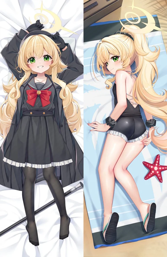 

Blue Archive Cartoons Professor Smug Dakimakura Anime Pillow Case
