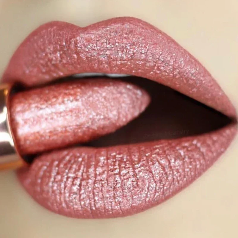 6 Colors Diamond Glitter Lipsticks Waterproof Lasting Sexy Red Pink Matte Velvet Shimmer Shiny Lip Gloss Korean Makeup Cosmetics