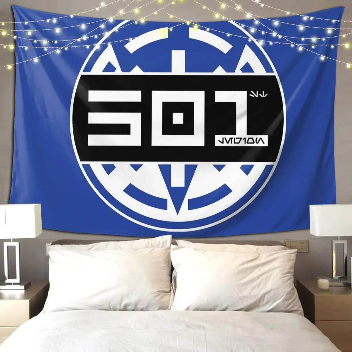 501st Legion Logo Tapestry Funny Wall Hanging Aesthetic Home Decoration Tapestries for Living Room Bedroom Dorm Room