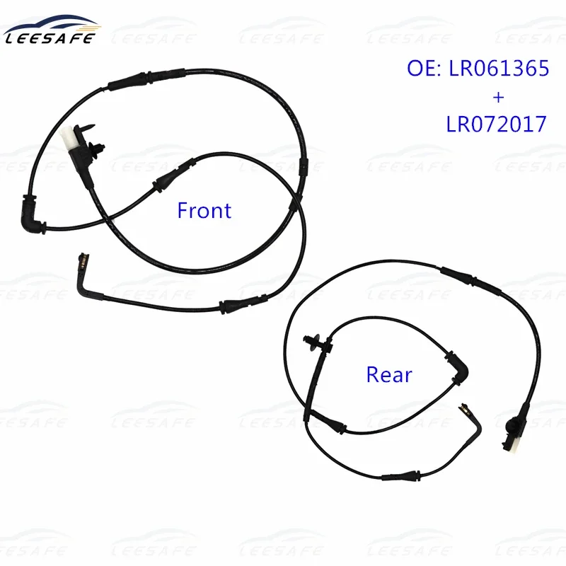 LR061365 + LR072017 Front + Rear Axle Brake Pad Wear Sensor for Land Rover Range Rover Evoque L538 Car Brake Sensing Line Cable