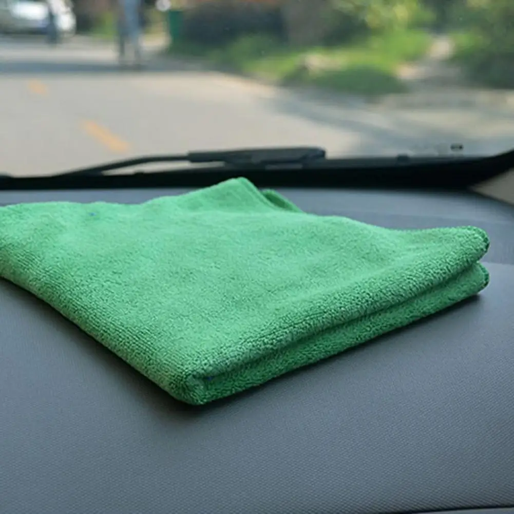 30X30cm Microfiber Towels Car Care Washing Cloth Micro Fiber Rag Car Winter Accessories Auto Detailing Polishing Cloth