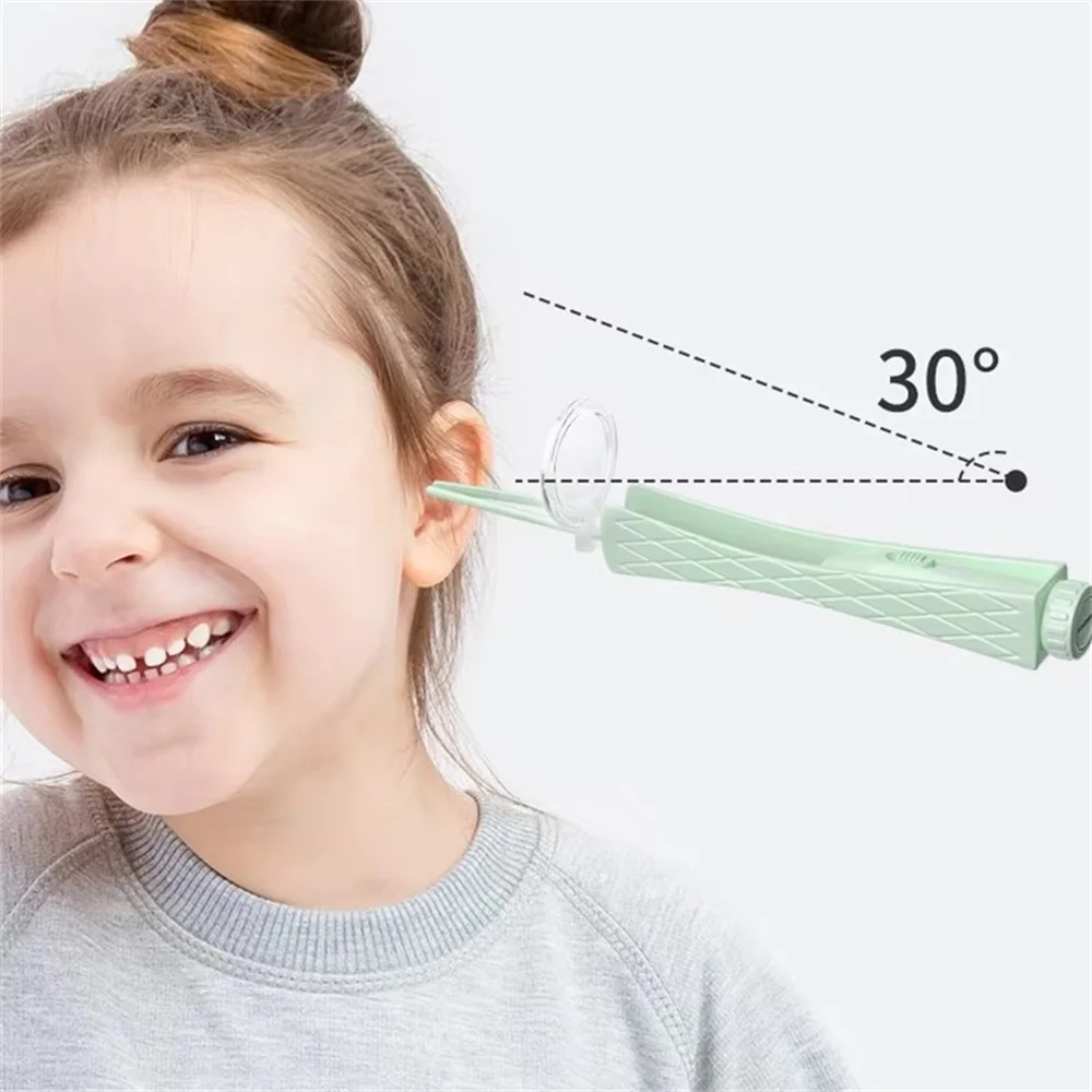 Juego de cuchara luminosa para la oreja, pinzas de limpieza para eliminación de cera de los oídos, luz LED, USBcharg, Clip para la nariz, Kit de herramientas para el cuidado de los oídos para niños y adultos