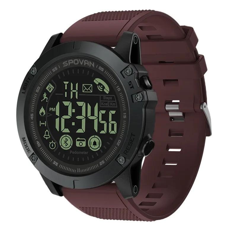 Multi-function sports watch  luminous outdoor step meter waterproof multi-function electronic men's watch