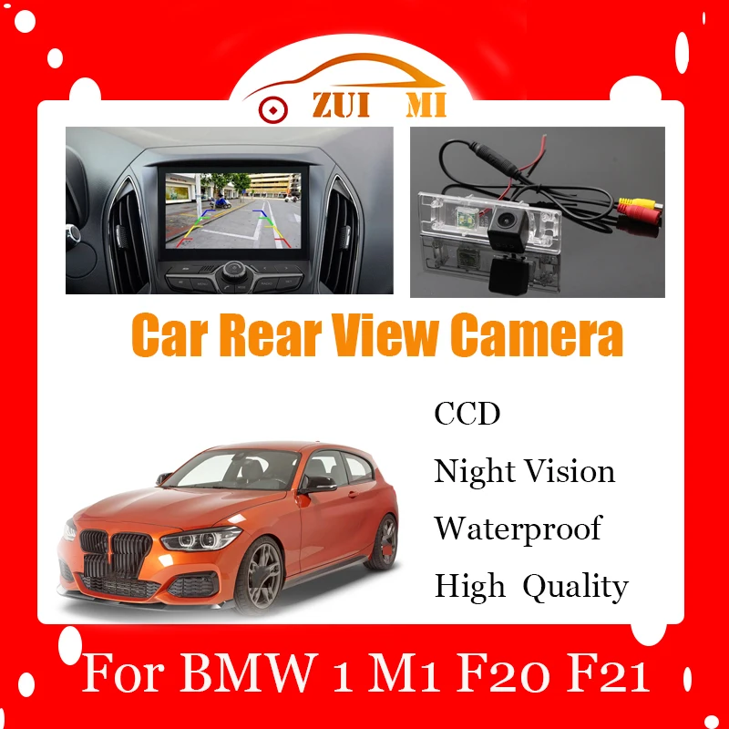 

Car Reverse Rear View Camera For BMW 1 M1 F20 F21 CCD Full HD Waterproof Night Vision Backup Parking Camera