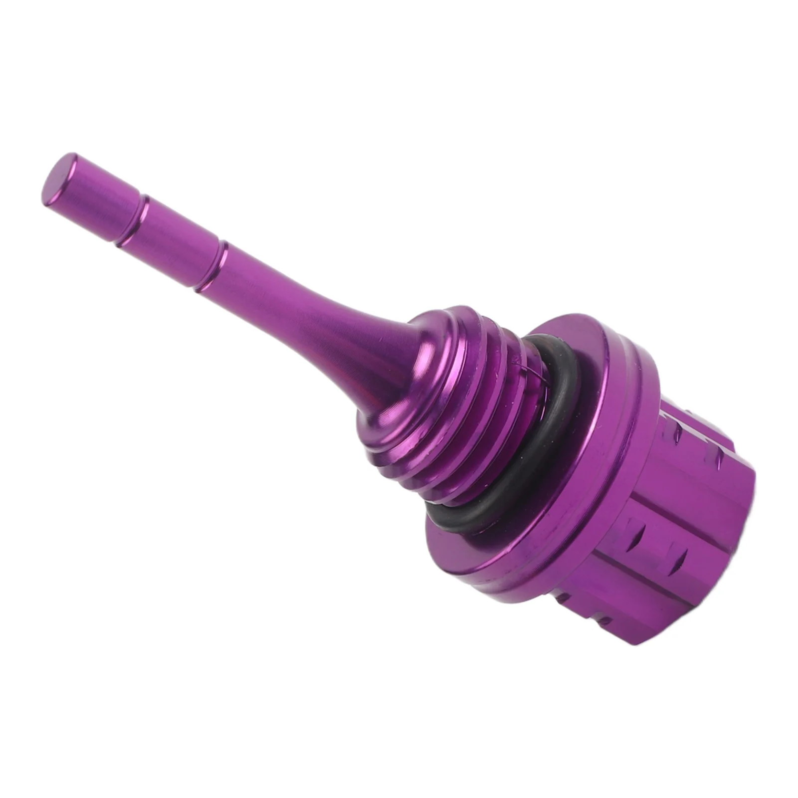 Anodized Aluminum Hexagonal Plum Blossom Oil Dipstick Compatible with Common Motorcycle Oil Fill Port Specifications and Sizes