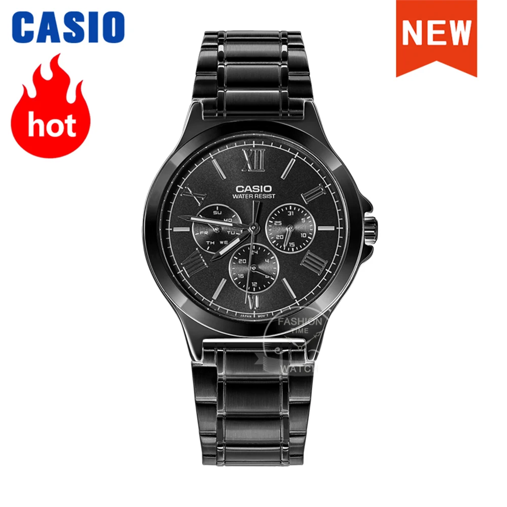 Casio Watch Wrist Watch Men's Genuine Top Brand Luxury Set Quartz Men's Leisure Business Watch MTP-V300B-1A