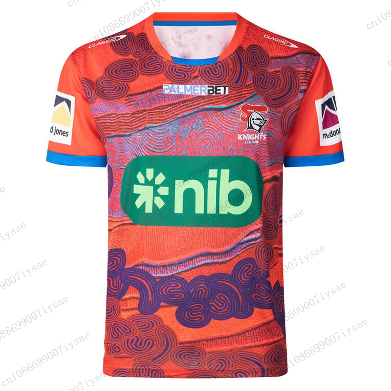 New Arrival 24/25 Knights Team Mens Rugby Jersey Summer Fathion Breathable New Training Football Uniform Oversized For Adult&Kid