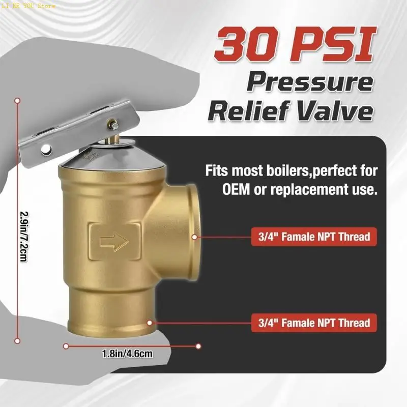 

W3JE Reliability Automatic Pressures Release Valves High Temperatures Brasses Safety