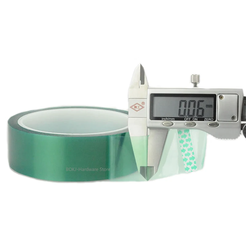 Green PET high-temperature resistant tape spray painted masking protective film tape