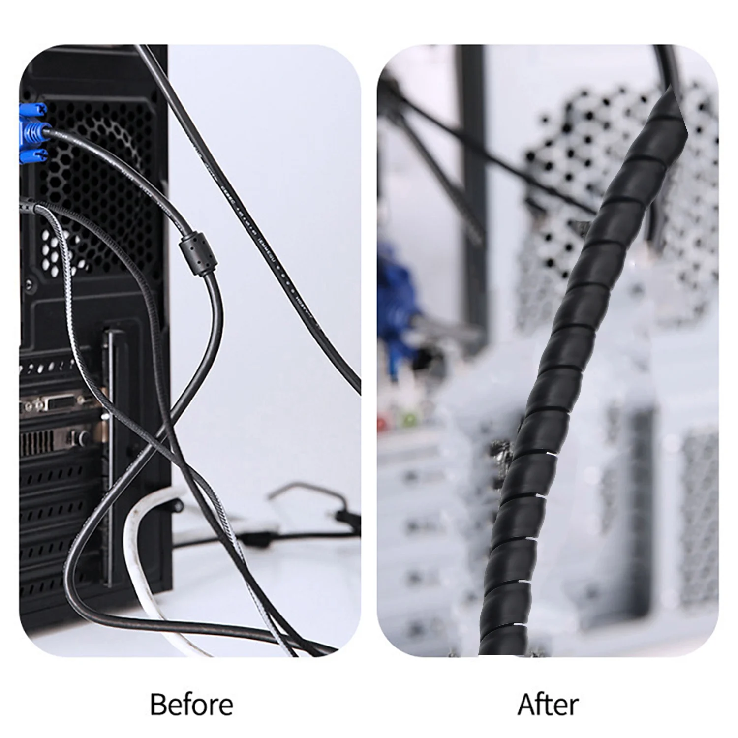 1-10M Spiral Cable Wire Wrap F - đánh giá và giá Cable Lock Flexible