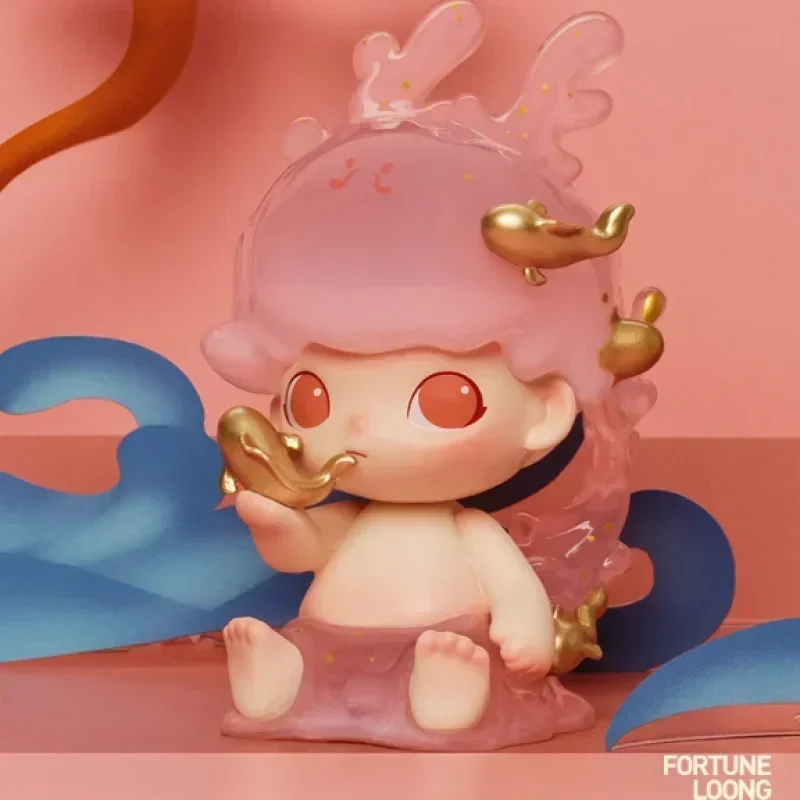 

POP MART Loong Presents the Treasure Series Blind Box Surprise Mystery Box Cute Anime Action Figure Ornaments Figurines Dolls