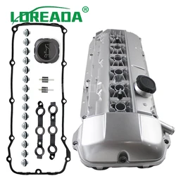 11127512839 New Aluminum Engine Rocker Valve Cover W/Gaskets Bolts For BMW E46 E39 E60 E83 E53 X3 X5 Z4 325i 330i 525i 2002-2006