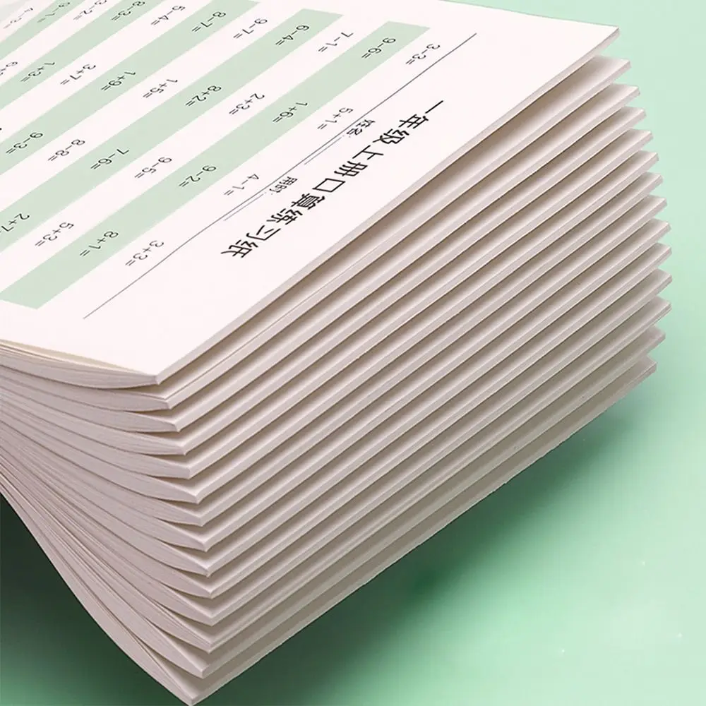 Addition Subtraction Arithmetic Exercise Books Handwritten Multiplication Division Mathematics Workbooks Learning Educational