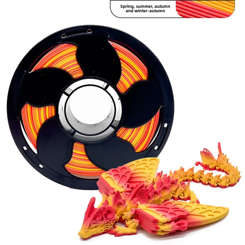 Matte Macaron Color PLA 3D Printer Filament, 1KG Spool, Compatible with Bambu Lab Printers