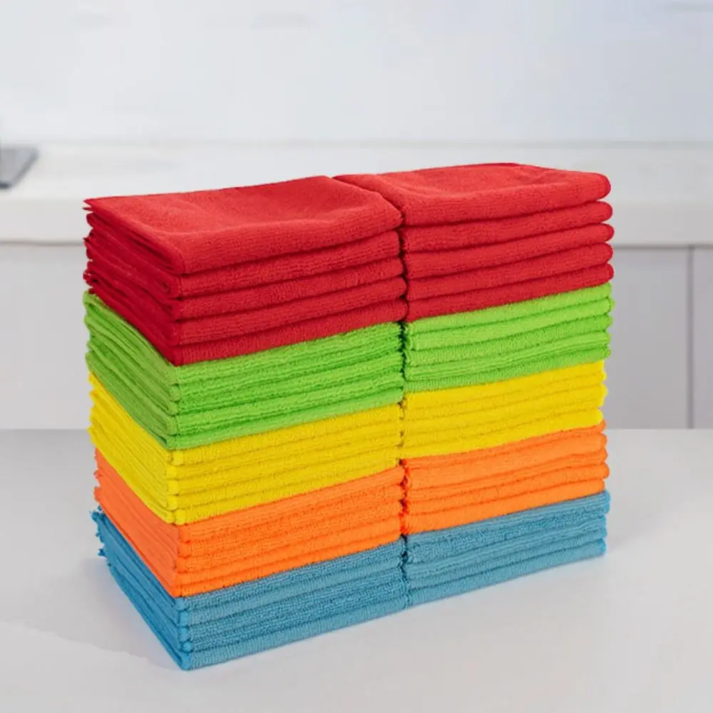 

Thickening Microfiber Cleaning Cloth Multifunctional Car Wash Cloth Anti-grease Wiping Rags Household Towels Super Absorbent