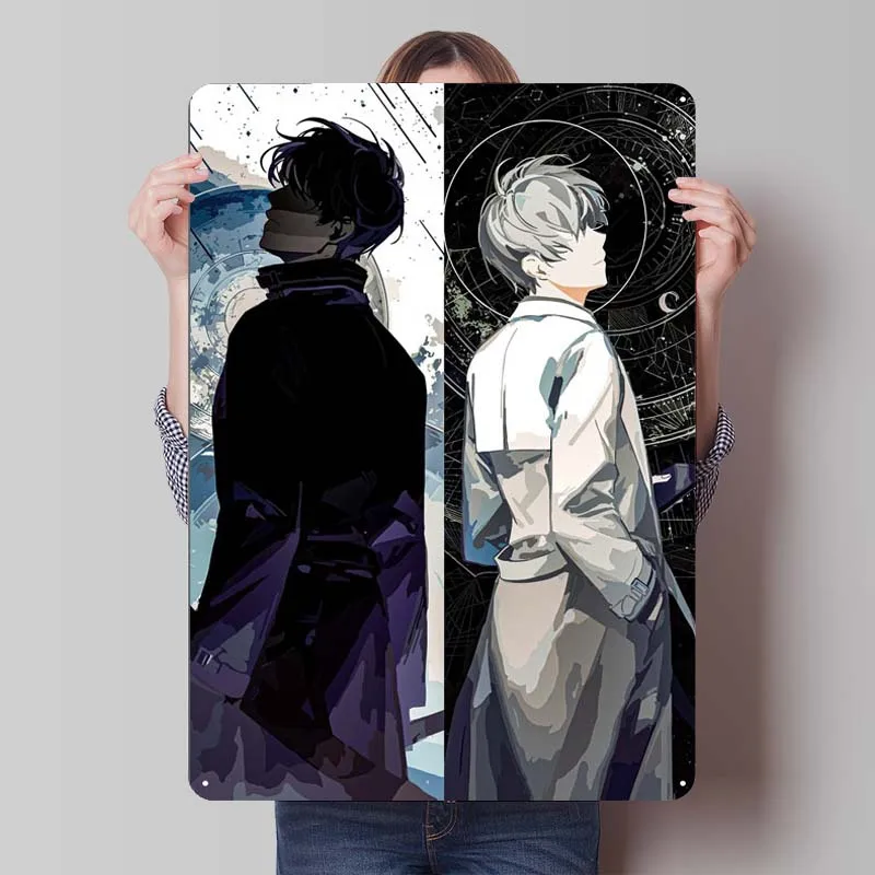 Omniscient Reader Anime Girl Anime & Manga Posters Metal Wall Art Mural Metal Tin Signs for Boys and Girls Room Wall Decoration