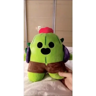 10cm-25cm Cartoon Cosplay Brawler Spike Plush Toy Cotton Pillow Dolls Cute Game Character Game Peripherals