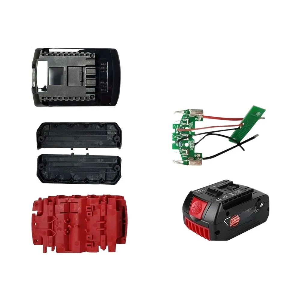 BAT610 BAT618 Compatible For battery Housing with Built-in Protection Board and Six Welding Sheets for Tool Repair