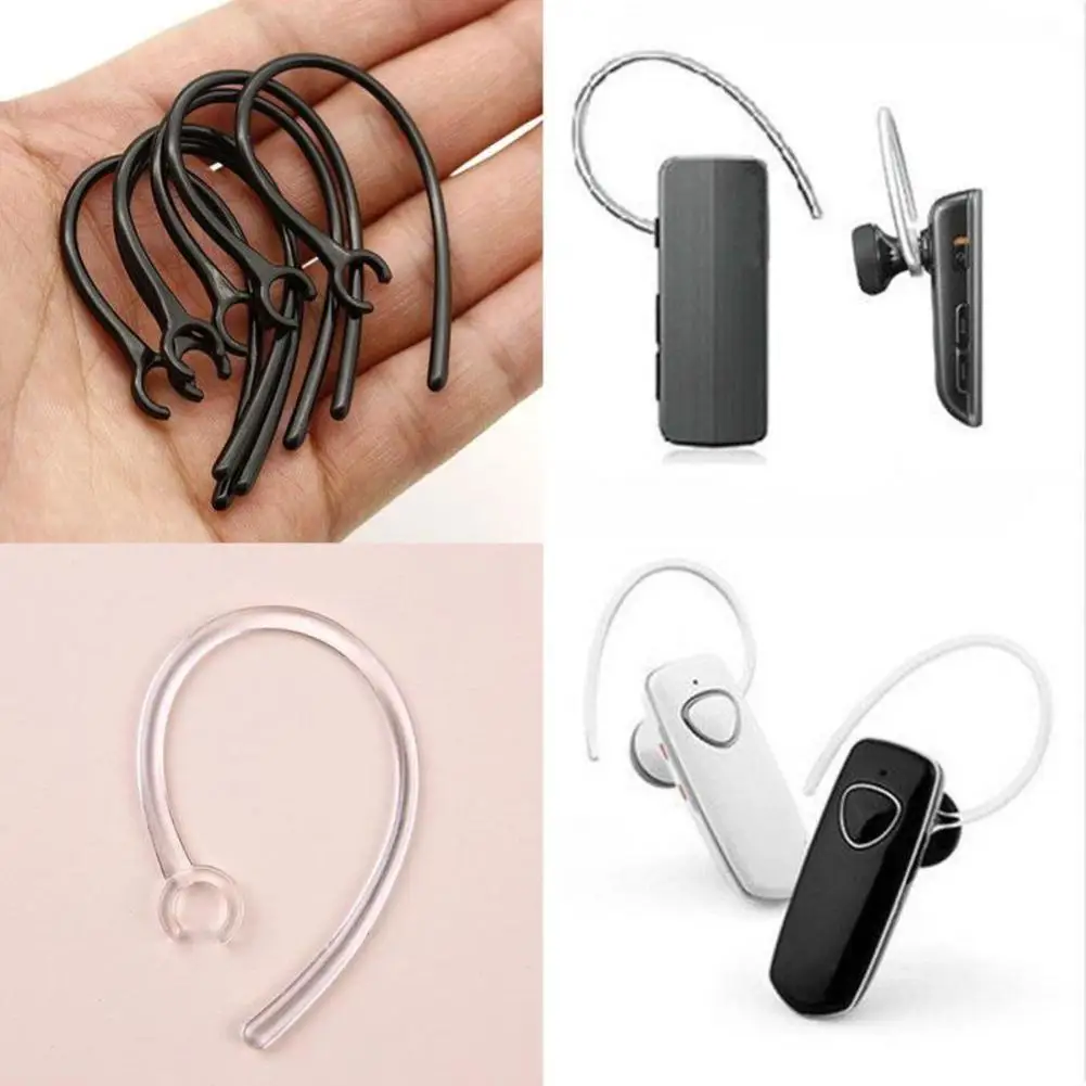 10pcs Universal Bluetooth Headset Earhooks 6.0mm Hanger Accessories Hook Loop Universal Caps Ear Ear Ear Practical Clip Hook