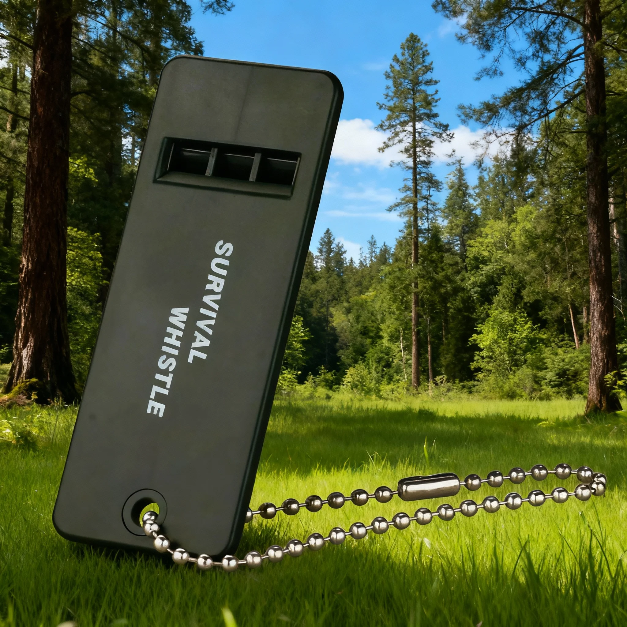 1/3/5 قطعة عالية ديسيبل 3-تردد صافرة في الهواء الطلق صفارة إنقاذ الطوارئ للتخييم ، التنزه ، الصيد ، صفارة إنقاذ والعتاد