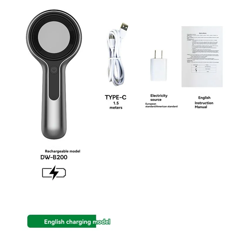 M17K-Skin Analyzer Lamp For Skin UV Magnifying For Beauty Facial Testing Woods Lamp Light Skin Analysis Detection